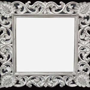 Wooden Handicraft Wall Panel with Wall Mirrors | Wall Mounted Mirrors | Wall D?cor | Wall Panel | Wall Frame |Mirror Frame | Hallway | (Size ? 36×36 Inch)