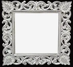 Wooden Handicraft Wall Panel with Wall Mirrors | Wall Mounted Mirrors | Wall D?cor | Wall Panel | Wall Frame |Mirror Frame | Hallway | (Size ? 36×36 Inch)